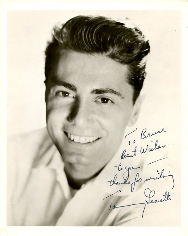 Vintage TOMMY LEONETTI Signed Photo Poster painting