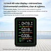 Smart Air Quality Monitor Real-Time Indoor WiFi Air Quality Detector for AQI CO2
