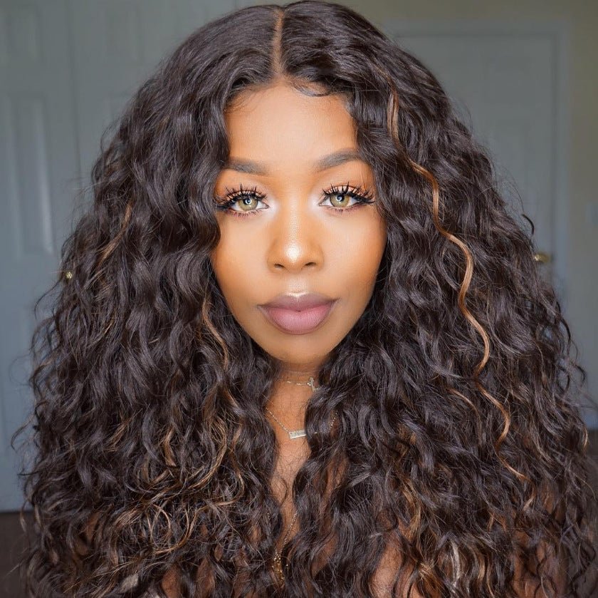 African Small Curly Wig Women's Long Curly Hair | EGEMISS