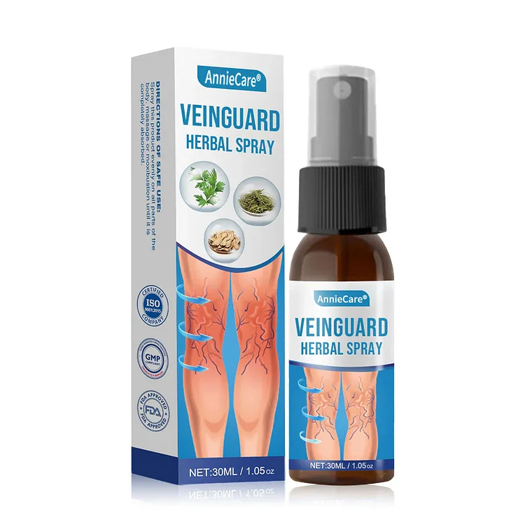 AnnieCare® VeinGuard Herbal Spray-✅ Clinically proven to eliminate varicose veins in just 7 days!
