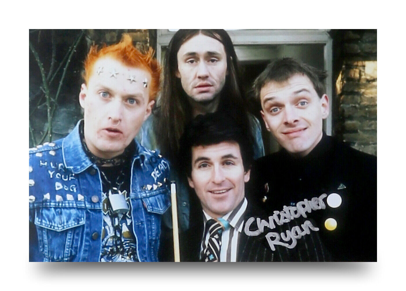 Christopher Ryan Signed 6x4 Photo Poster painting Mike The Young Ones Genuine Autograph + COA