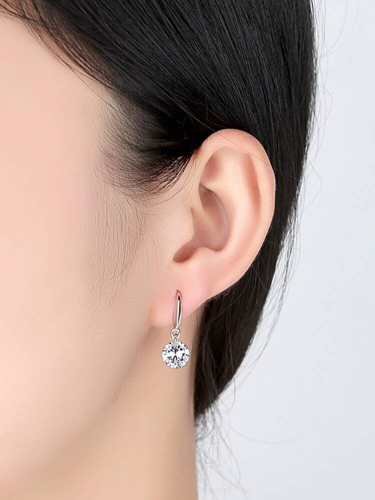 Zircon Drop Earrings