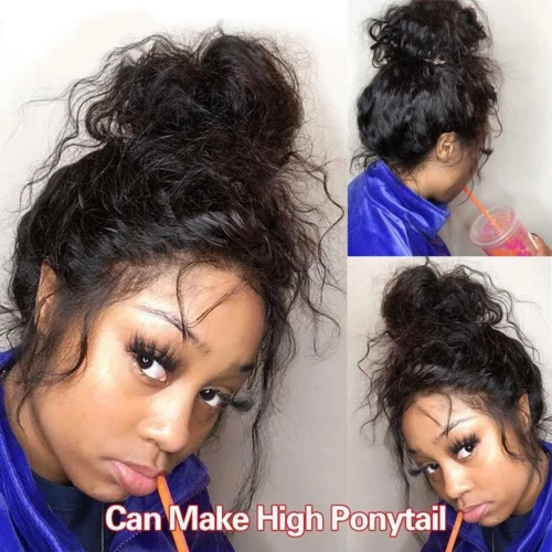 US Mall Lifes® | 360 Frontal Lace Curly Wig High-Density Hair Wigs US Mall Lifes