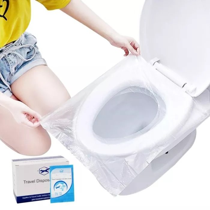 Biodegradable Disposable Plastic Toilet Seat Cover 50Pcs | IFYHOME