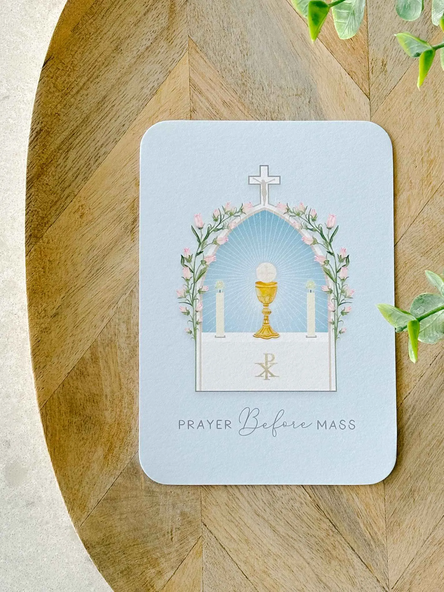Prayer Before Mass - Prayer Card