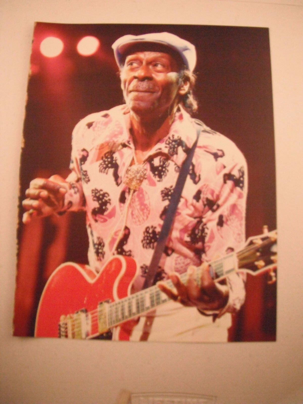 Chuck Berry Guitarist 12x9 Color Coffee Table Book Photo Poster painting Page #2