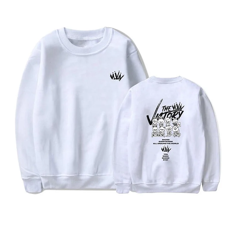 Stray Kids SKZOO THE VICTORY Neck Round Hoodie