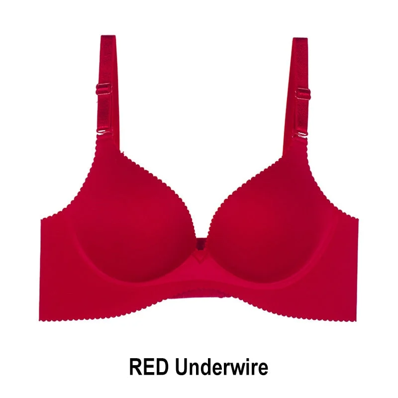 Seamless Sexy Bras For Women Fashion Push Up Bra Wire Free Lingerie 3/4 Cup Bralette Cotton Underwear Brassiere