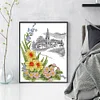 (Counted/Stamped)Four Seasons Spring Jasmine-14CT Cross Stitch 21*27cm/8.27*10.63in