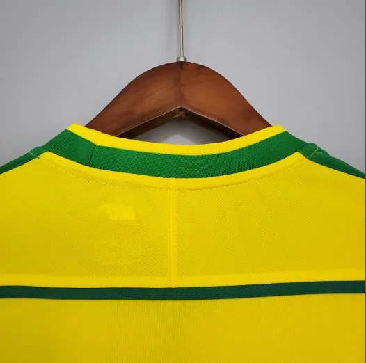 Retro Brazil 1998 home Football shirt Thai Quality