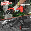 Mini Chainsaw 6-Inch with 2 Battery Mini Electric Chain Saws Cordless Handheld Portable Small Chainsaw for Wood Cutting