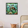 Diamond Painting-DIY Full Round Drill Stained Glass Turtle