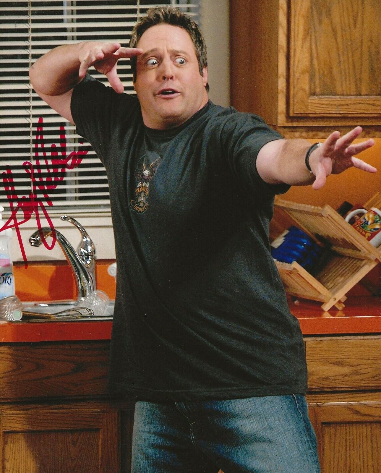 Gary Valentine signed King Of Queens 8x10 Photo Poster painting autographed Danny Heffernan