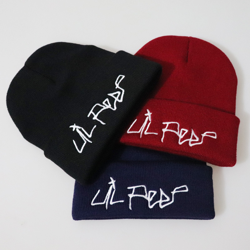 Love Lil Peep Embroidered Knitted Hat