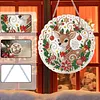 Christmas DIY Diamond Painting Acrylic Special Shape Pendant Hanging Kit