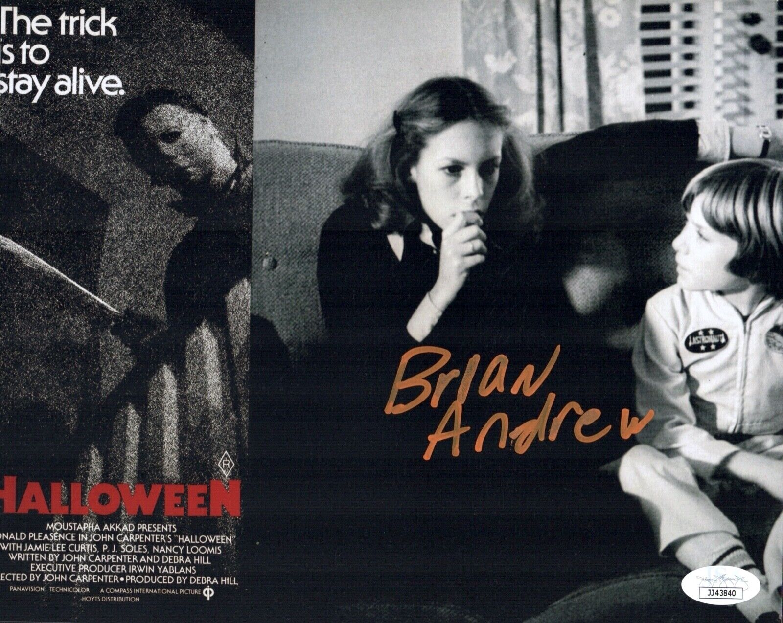 BRIAN ANDREWS Signed HALLOWEEN 8x10 Photo Poster painting IN PERSON Autograph JSA COA Cert