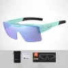 Cycling Glasses Polarized Color Changing Flip Cover Myopia Set Goggles