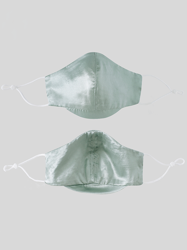 Masque de visage en soie anti-allergique pour enfant- SOIE PLUS