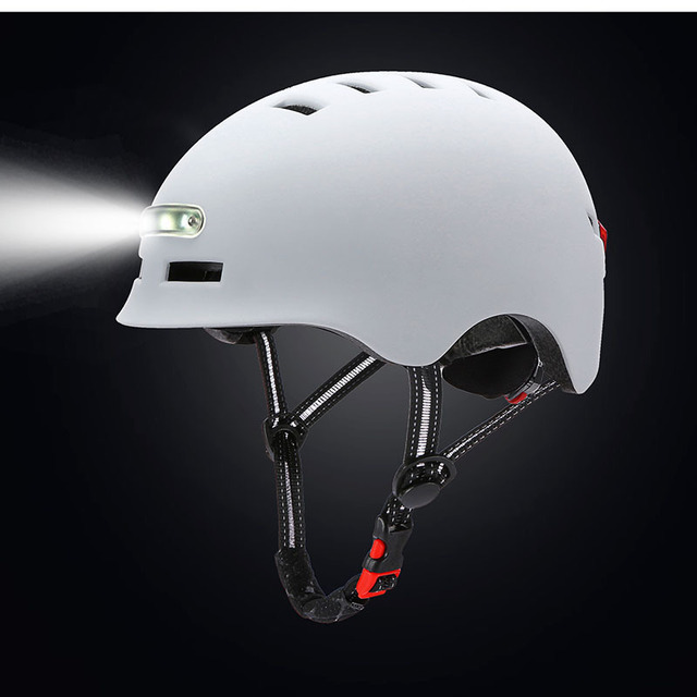 Bicycle Cycling Helmet Llluminated Warning Light Helmet Motorcycles Bike MTB Road Electric Scooter Balance Car Casco Safety Cap