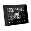 Wireless Weather Station with Humidity Atomic Clock Air Pressure for Patio House