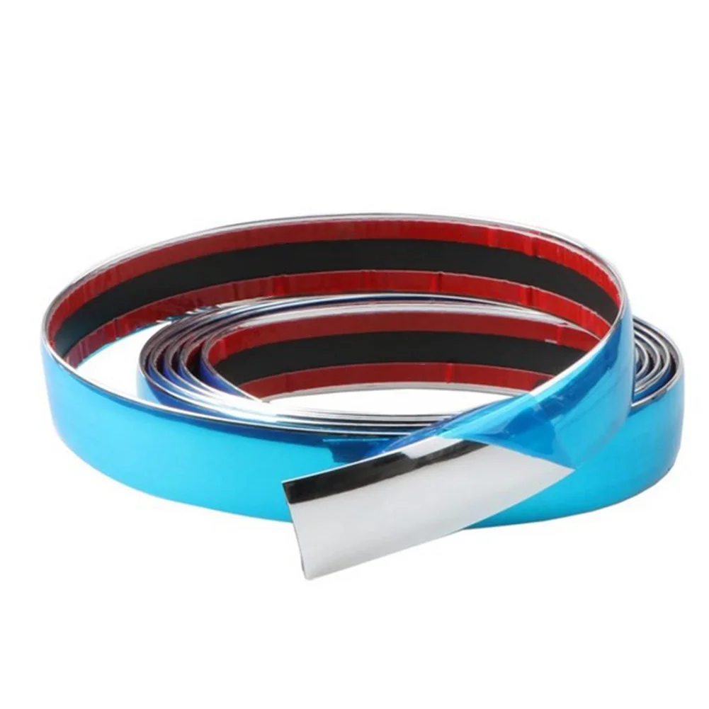  Car Silver Chrome Tape Molding Trim