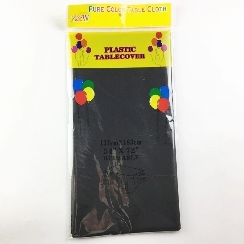 Modern Style Solid Color Cloth Party Street Tablecloth