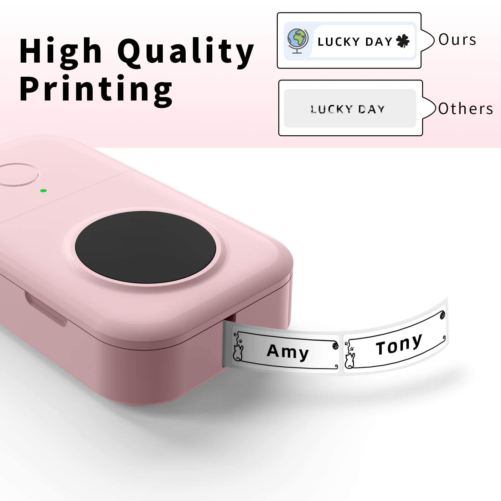 Saker Portable Label Maker Machine