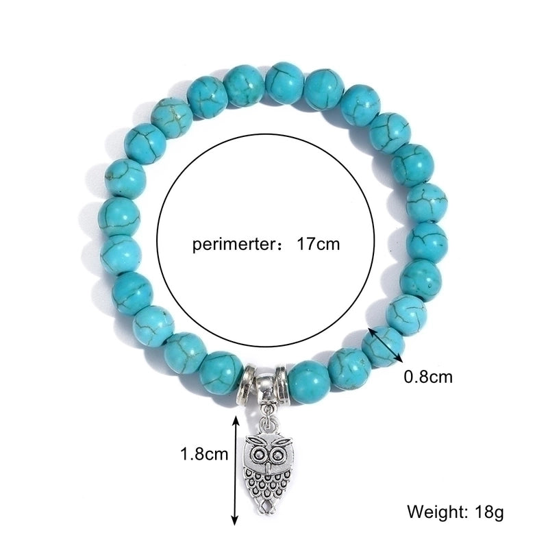Fashion Starfish Butterfly Turquoise Beaded Women’s Bracelets 1 Piece