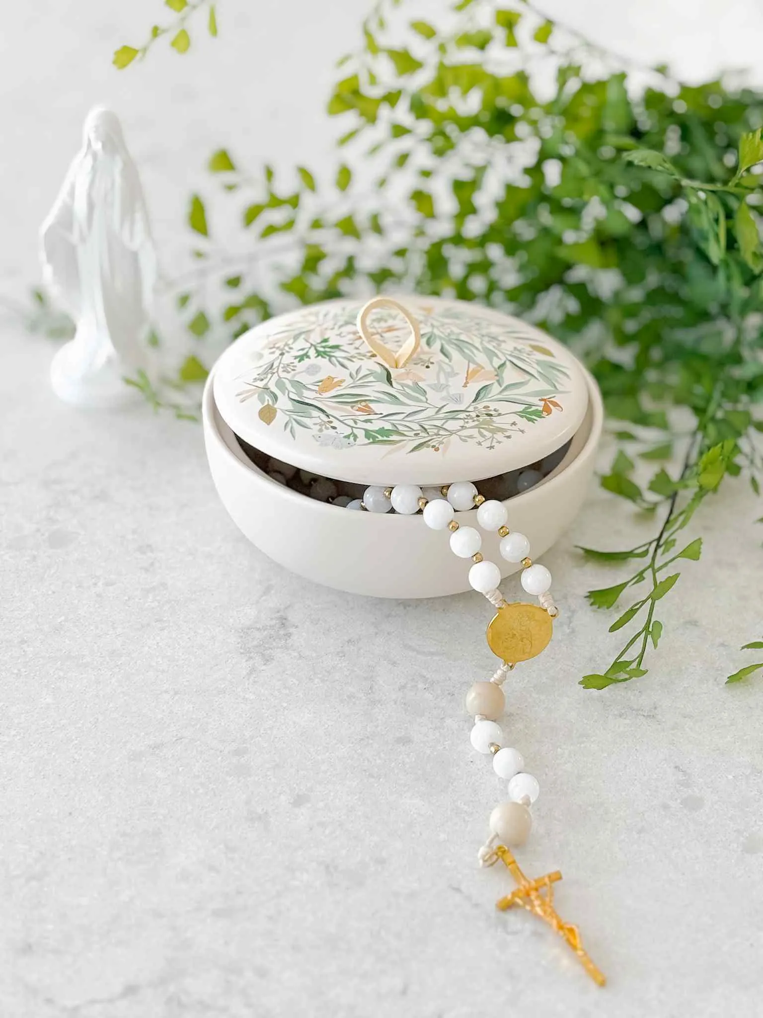 Morning Garden Rosary Box