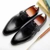 Men Dress Shoes Genuine Leather Business Shoes