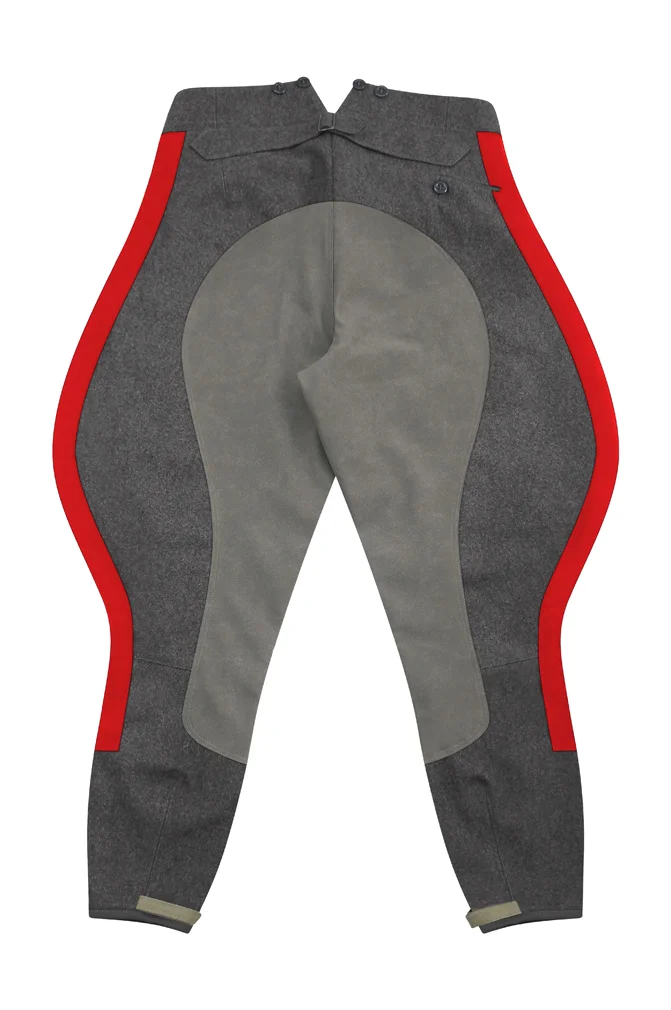  Wehrmacht German General Stone Grey Wool Riding Breeches German-Uniform