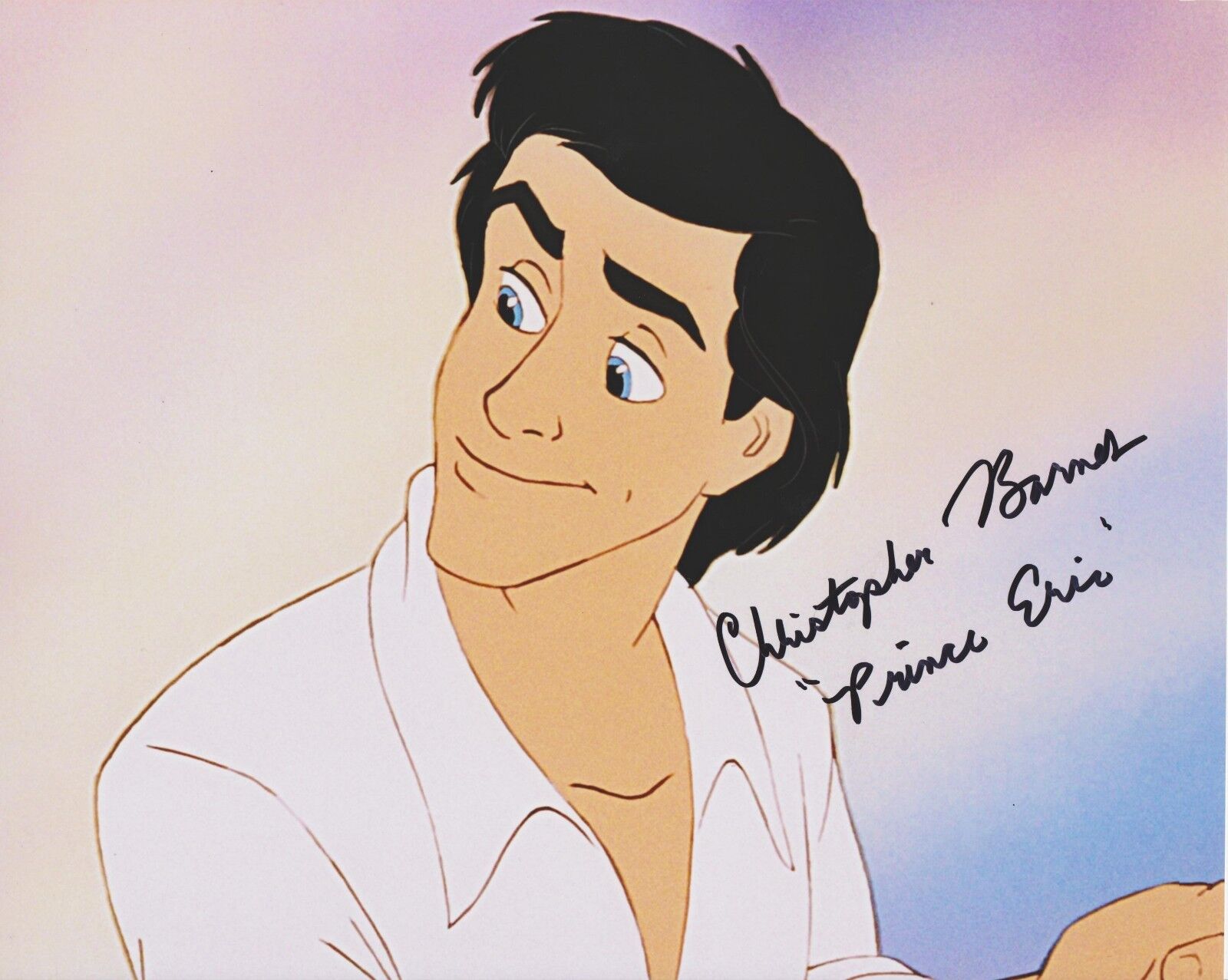 Christopher Daniel C D Barnes Signed 8x10 Photo Poster painting - Walt Disney's Little Mermaid