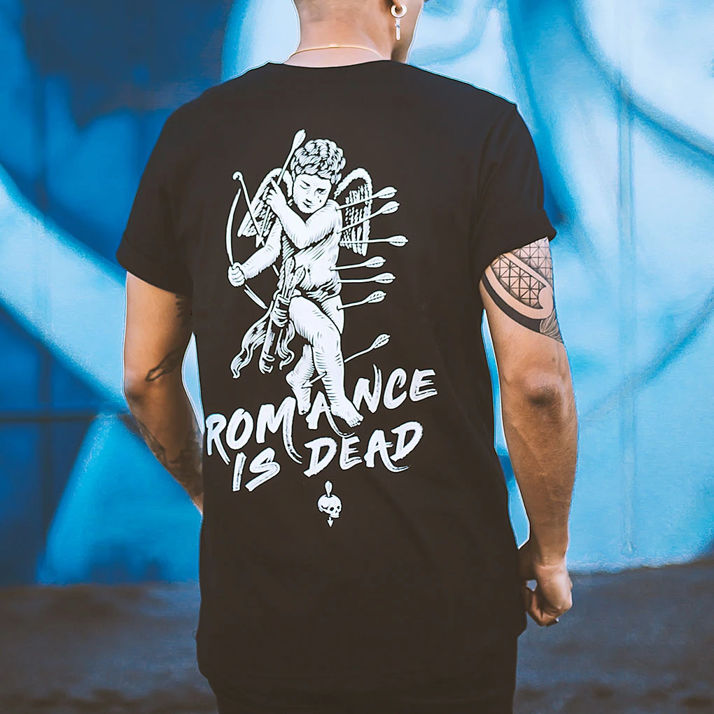 Romance Is Dead printed casual T-shirt -  