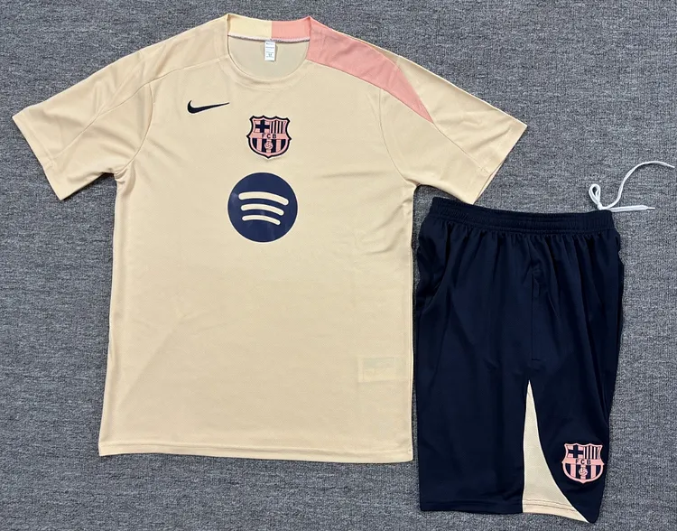 25-26 season children's version of the Barcelona yellow jersey