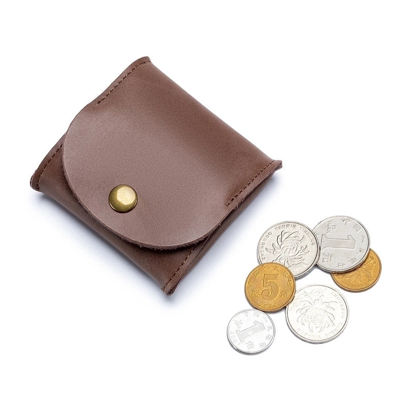 Japanese Genuine Leather Coin Bag Mini Earphone Bag Storage Bag Cowhide Small Money Bag Coin Purse
