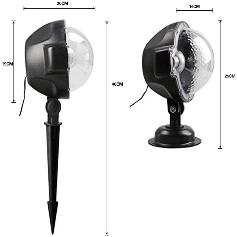 

LED Waterproof Rotating Falling Snow Projector-Landscape Ligjht, 501 Original