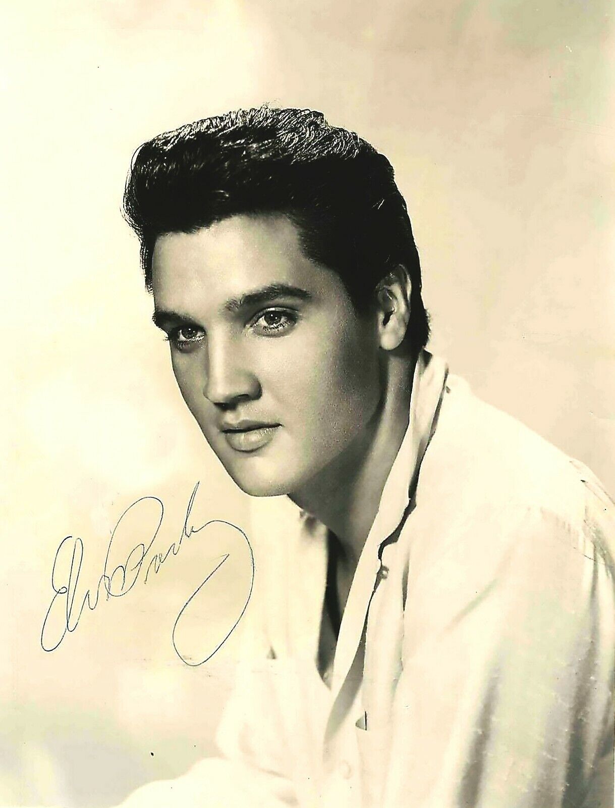 ELVIS PRESLEY SIGNED AUTOGRAPH SIGNATURE 8.5X11 Photo Poster painting PICTURE REPRINT ROCK ROLL