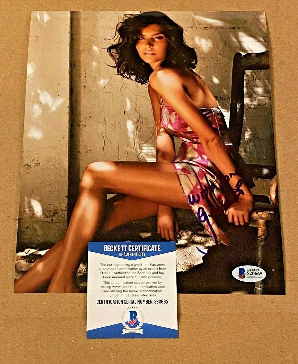 GENESIS RODRIQUEZ SIGNED 8X10 Photo Poster painting BECKETT CERTIFIED #4