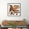 Coffee Gnome - 11CT Stamped Cross Stitch - 40*40cm