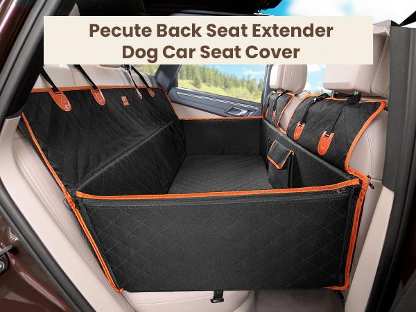 Product Introduction of 【TikTokShopBacktoSchool】Upgraded Back Seat Extender for Dogs with Impact Foam, Dog Car Seat Cover with Hard Bottom Holds 400lbs 2