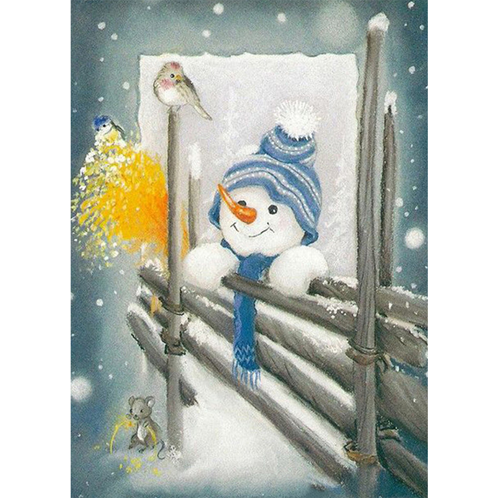 

Snowman Cartoon - Round Drill Diamond Painting - 30*40CM, 501 Original