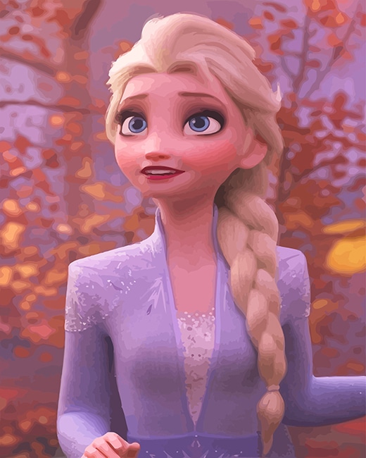 

Frozen Elsa – Paint By Numbers - 40*50CM, 501 Original