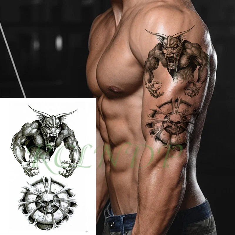 Waterproof Temporary Tattoo Sticker Jesus Fake Tatto Flash Tatoo Leg Arm back Large size body art for Men Girl Women