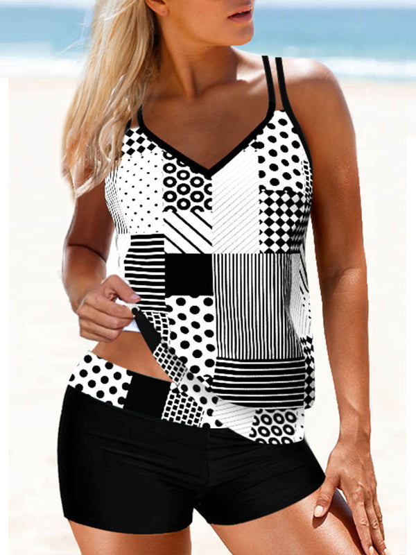 Women Long Sleeve V-neck Graphic Floral Printed Top