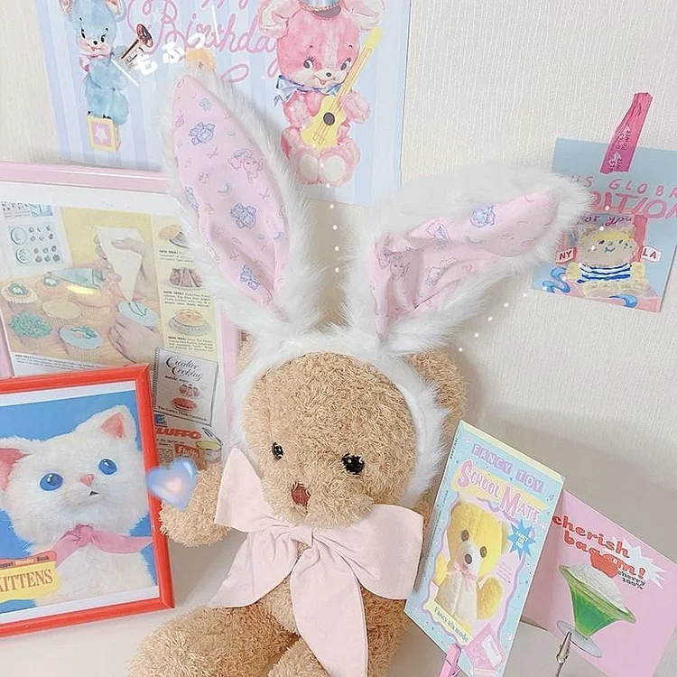 Kawaii Lolita Bunny Ears Headdress SP16737