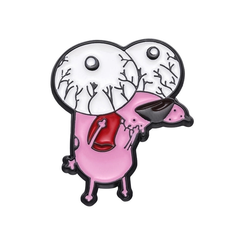 Cartoon Style Cute Cowboy Style Animal Fox Alloy Stamping Stoving Varnish Plating Unisex Brooches