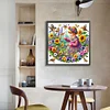 5D DIY Full Round Drill Diamond Painting Girl Kit Home Decor Art Craft 50x50cm (A)