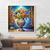 Diamond Painting -5D Full Round Drill Flowers and Vases(40x40cm)
