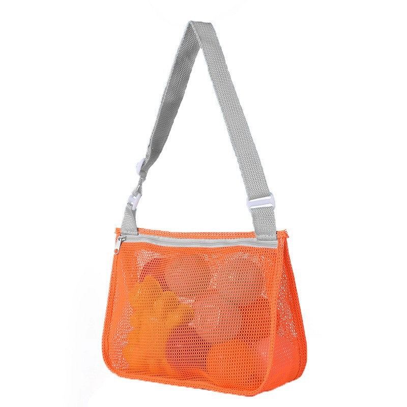 New Color Matching Children’s Toy Bag Shell Storage Bag Travel Beach Bag Hollow Transparent Beach Bag