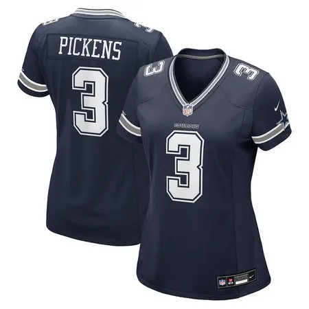 Women's Dallas Cowboys #3 George Pickens  Navy Game Jersey